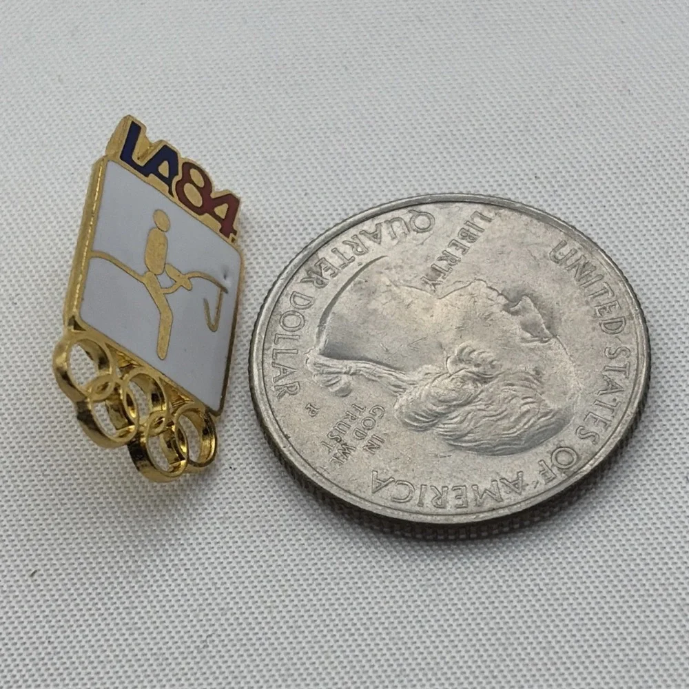 1984 Los Angeles Olympics Equestrian Horse Event Lapel Hat Pin
